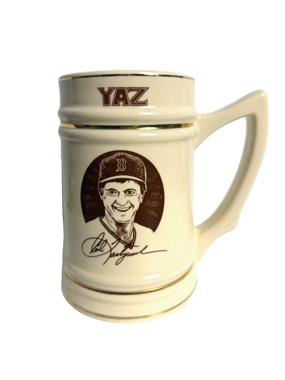 YAZ The Great Career of CARL YASTRZEMSKI 1961-1983 6" Ceramic Mug BOSTON RED SOX